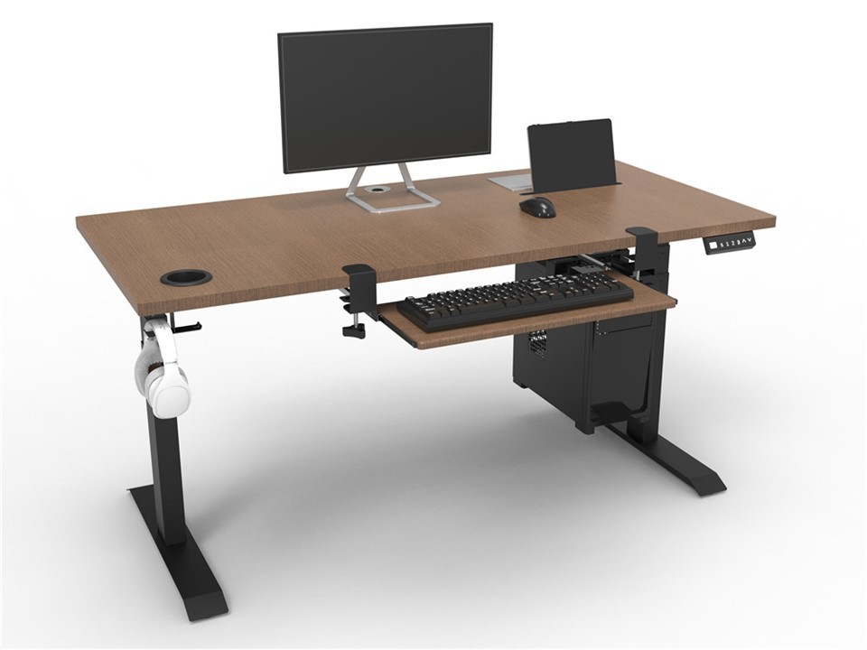 Elektrik yüksekliği ayarlanabilir masa çift motorlar